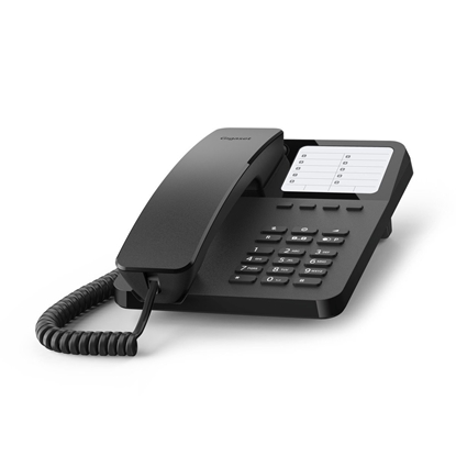 Attēls no Telefon stacjonarny Siemens Gigaset Telefon przewodowy DESK400 Czarny
