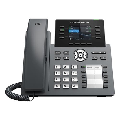 Picture of Grandstream Networks GRP2634 IP phone Black 8 lines TFT Wi-Fi