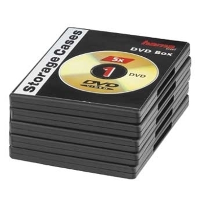 Изображение Hama DVD-sleeves  5-Pack black                      51297