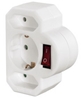 Picture of Hama Multi Socket 3-fold adapter with switch white