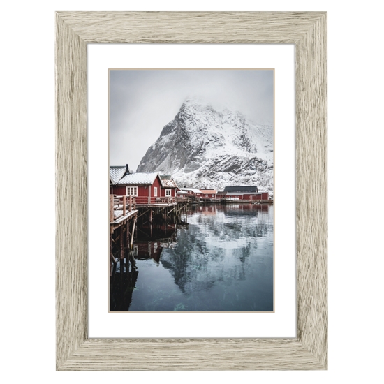 Picture of Hama Oslo grey pine        13x18 Wood incl. Passepartout 175941