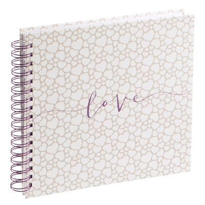 Изображение Hama Romance Spiral-Album  28x24 40 white Pages Wedding 3832