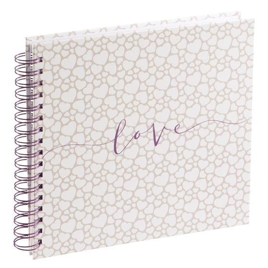 Изображение Hama Romance Spiral-Album  28x24 40 white Pages Wedding 3832