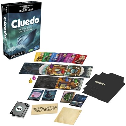 Picture of Hasbro Gaming Clue Sabotage on the High Seas 60 min Board game Detective