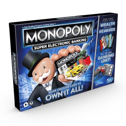 Изображение Hasbro Gaming Monopoly Super Electronic Banking Board game Economic simulation