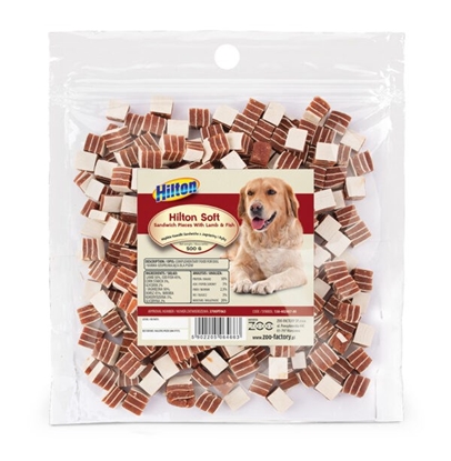 Picture of HILTON Sandwich pieces with lamb and fish - Dog treat - 500 g