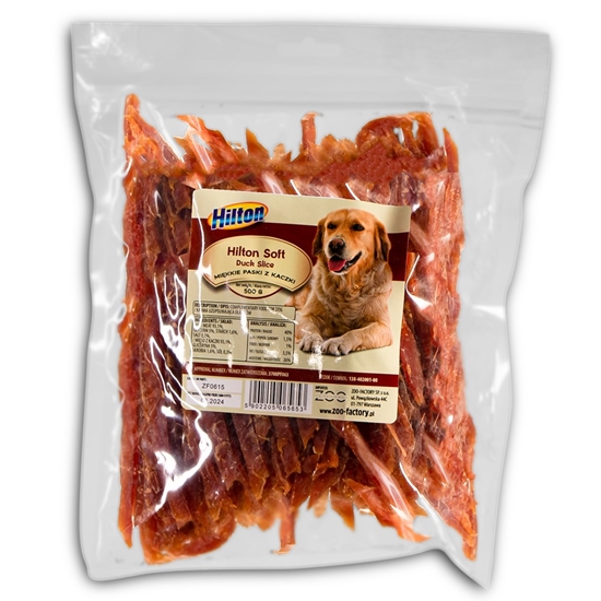 Изображение HILTON Soft Duck Slice - Dog treat - 500 g