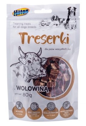 Picture of HILTON Treaning treats Beef - Dog treat - 80g