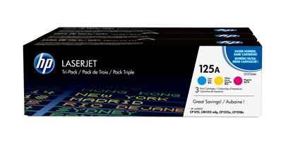 Изображение HP Toner Multi Pack CF 373 AM C/M/Y No. 125 A