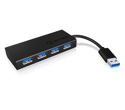 Attēls no ICY BOX IB-AC6104-B USB 3.2 Gen 1 (3.1 Gen 1) Type-A 5000 Mbit/s Black