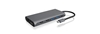 Picture of ICY BOX IB-DK4050-CPD Wired USB 3.2 Gen 1 (3.1 Gen 1) Type-C Anthracite