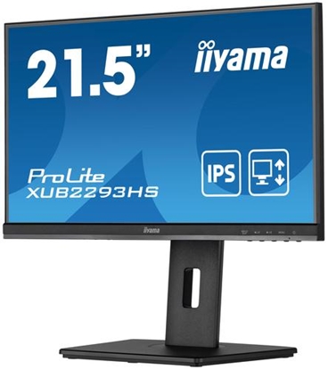 Attēls no 21,5" ETE IPS-panel, 1920x1080, 250cd/m², Speakers, HDMI, DisplayPort, 3ms, 15cm Height adj Stand