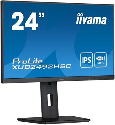 Picture of iiyama ProLite XUB2492HSC-B5 LED display 61 cm (24") 1920 x 1080 pixels Full HD Black