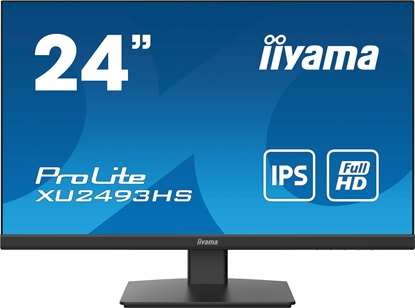 Picture of iiyama ProLite XU2493HS-B5 - 24" ETE IPS-panel, 1920x1080, 4ms, 250cd/m², Speakers, HDMI, DisplayPort (23,8" VIS)