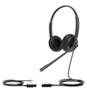 Picture of Yealink YHS34 Lite Dual Headset Wired Head-band Office/Call center Black