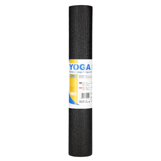 Picture of YM01 jogas paklājiņš (black) ONE FITNESS