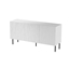 Изображение JUNGLE chest 152x40.5x74.5 white matt + black legs