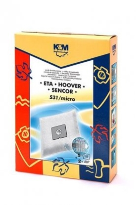 Изображение K&M Dust bags SENCOR / ETA / HOOVER (4pcs)