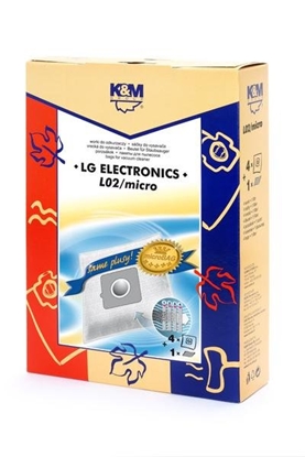 Attēls no K&M Vacuum cleaner bag LG TB33 (4pcs)