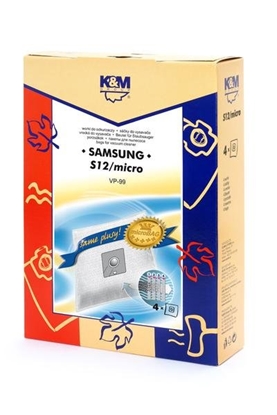 Attēls no K&M Vacuum cleaner bag SAMSUNG VP54 / VP99 (4pcs)