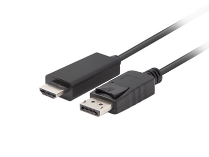 Изображение Kabel DisplayPort (M) V1.1 -> HDMI (M) 1.8m czarny 