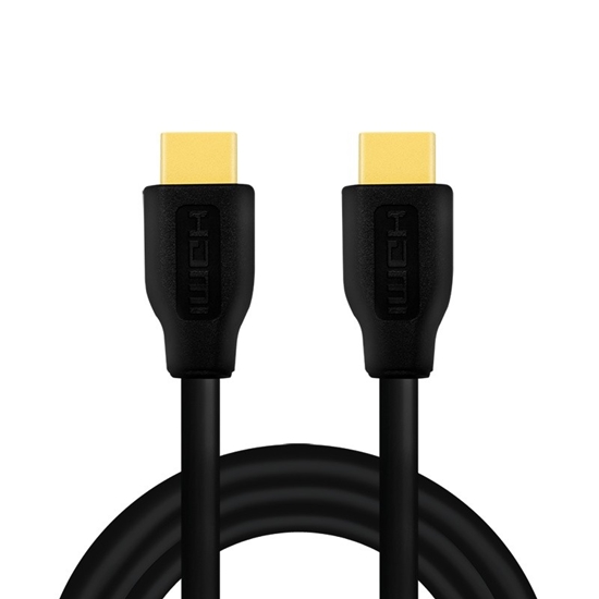 Изображение Logilink HDMI-Kabel A/M zu A/M, 4K/60 Hz, CCS, schwarz, 2,0m