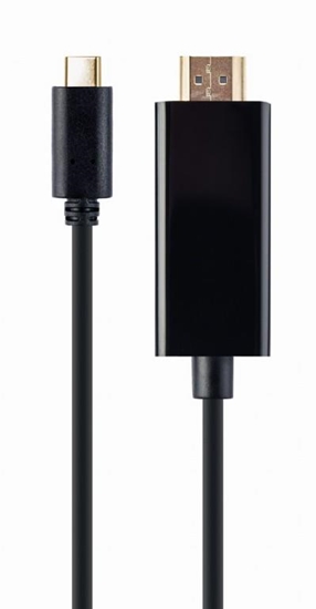 Picture of Kabelis Gembird USB Type-C Male - HDMI Male 4K@60Hz 2m Black