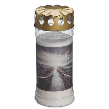 Picture of Kapu svece traukā ar vāciņu 5D 120h Mountain