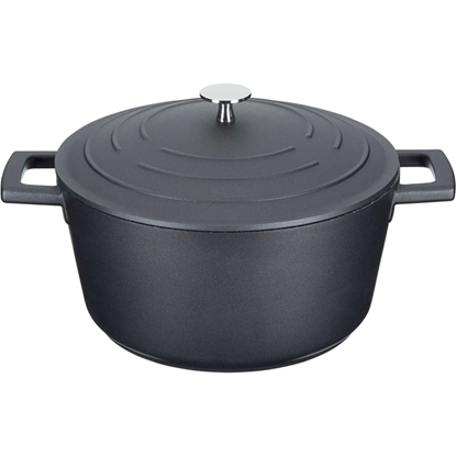 Attēls no Katls ar vāku Masterclass 4L 24cm melns, lietais alumīnijs