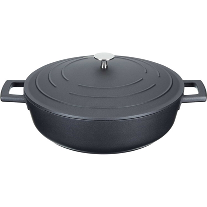 Attēls no Katls ar vāku Masterclass 4L 28cm melns, lietais alumīnijs