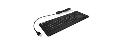 Изображение KeySonic KSK-6231INEL keyboard USB QWERTZ German Black