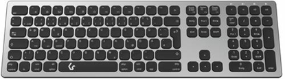 Picture of KeySonic KSK-8023BTRF keyboard Bluetooth QWERTZ German Anthracite, Black