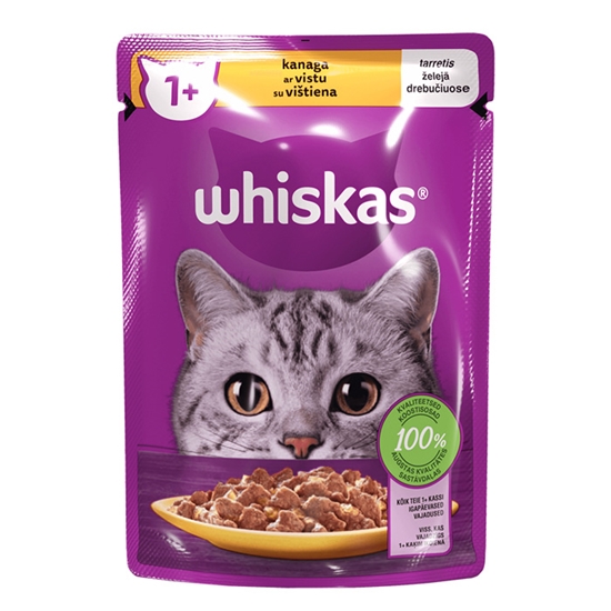 Изображение Konservi kaķiem Whiskas 1+ ar cāļa gaļu 85g