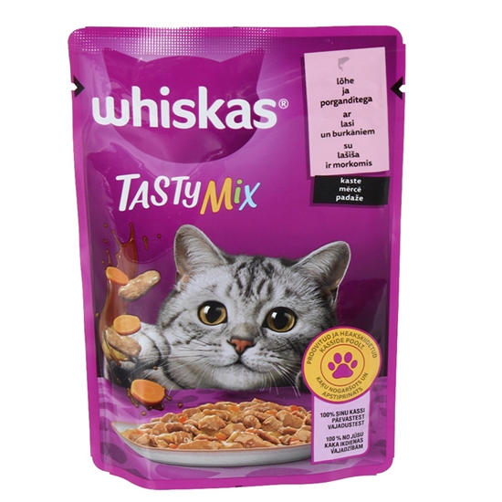 Picture of Konservi kaķiem Whiskas Tasty Mix  1+ Chef's Choice Lasi, Bu