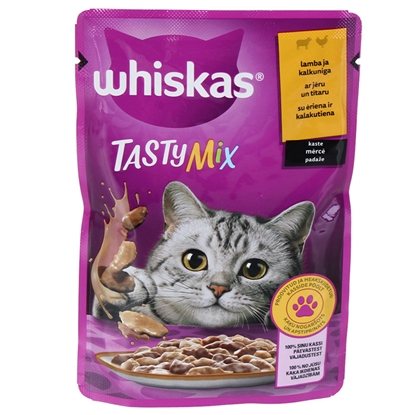 Picture of Konservi kaķiem Whiskas Tasty Mix  1+ Creamy Creations Jēra,
