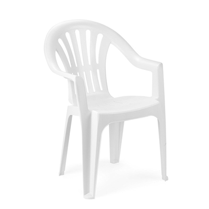 Attēls no Krēsls Kona 55x53.5x82cm, plastmasas, balts