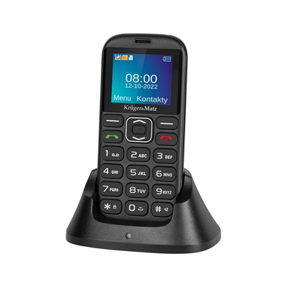Изображение Kruger & Matz KM0921 4,5 cm (1.77") 72g Black, Senior phone
