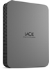Изображение External HDD|LACIE|Mobile Drive Secure|STLR5000400|5TB|USB-C|USB 3.2|Colour Space Gray|STLR5000400