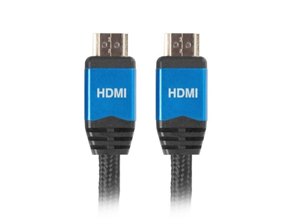 Attēls no Lanberg CA-HDMI-20CU-0018-BL HDMI cable 1 m HDMI Type A (Standard) Black