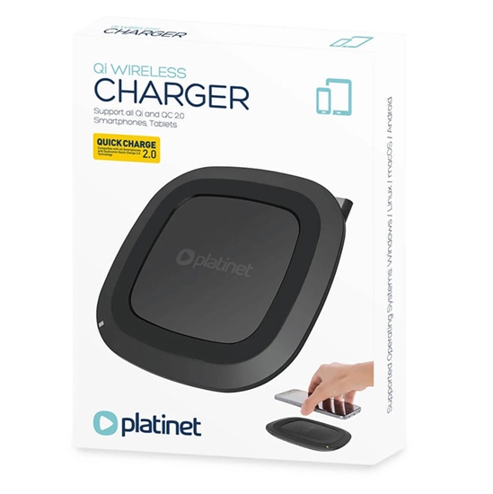 Picture of Lādētājs bezvadu Platinet QC 2.0