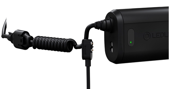 Picture of Ledlenser H15R Core Black Headband flashlight LED