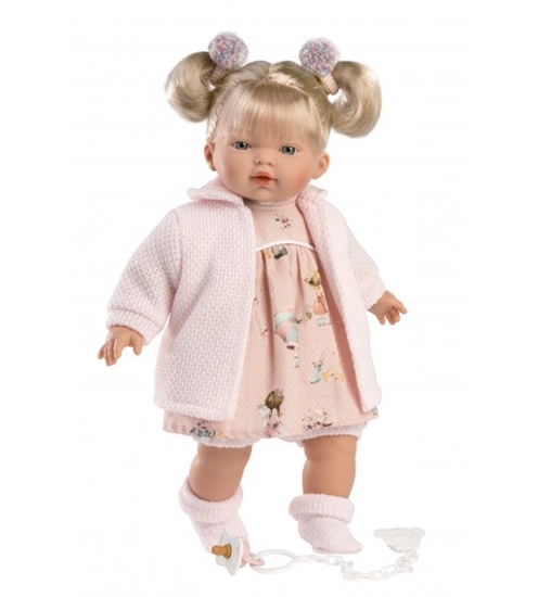 Picture of Lelle Aitana 33 cm, raud, runā, ar mānekli, mīkstais ķermenis Spānija LL33152