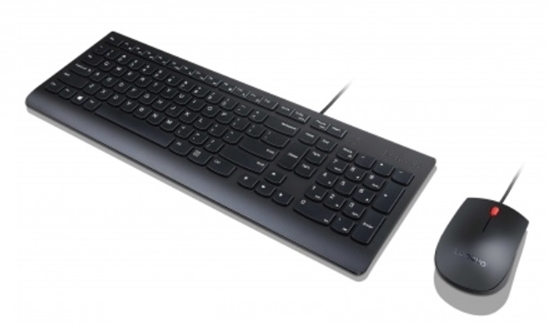 Изображение Lenovo 4X30L79909 keyboard Mouse included USB QWERTZ Polish Black