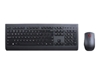 Изображение Lenovo 4X30H56821 keyboard Mouse included RF Wireless + USB QWERTY English, Russian Black