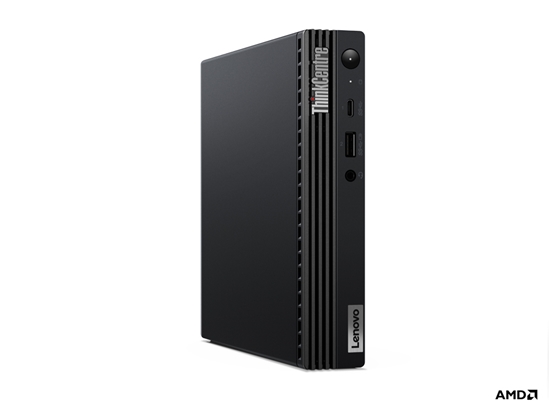 Picture of Lenovo ThinkCentre M75q Mini PC AMD Ryzen™ 5 5600GE 8 GB DDR4-SDRAM 256 GB SSD Windows 11 Pro Black