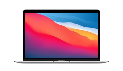 Изображение MacBook Air 2020 Retina 13" - M1 / 8GB / 256GB SSD Silver (lietots, stāvoklis A)