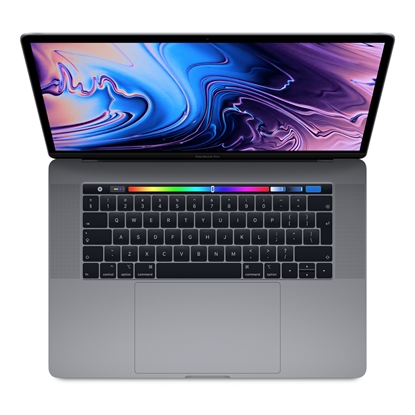 Attēls no MacBook Pro 2017 Retina 15" 4xUSB-C - Core i7 2.8GHz / 16GB / 256GB SSD Space Gray (lietots, stāvoklis B)