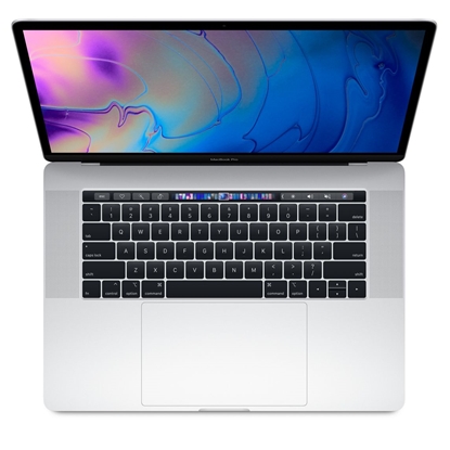 Attēls no MacBook Pro 2018 Retina 15" 4xUSB-C - Core i7 2.2GHz / 16GB / 256GB SSD Silver (lietots, stāvoklis B)