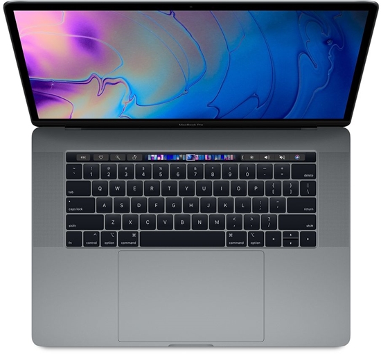Изображение MacBook Pro 2018 Retina 15" 4xUSB-C - Core i7 2.2GHz / 16GB / 256GB SSD Space Gray (lietots, stāvoklis A)