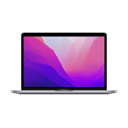 Attēls no MacBook Pro 2022 Retina 13" 2xUSB-C - M2 / 8GB / 512GB SSD Space Gray (lietots, stāvoklis A)